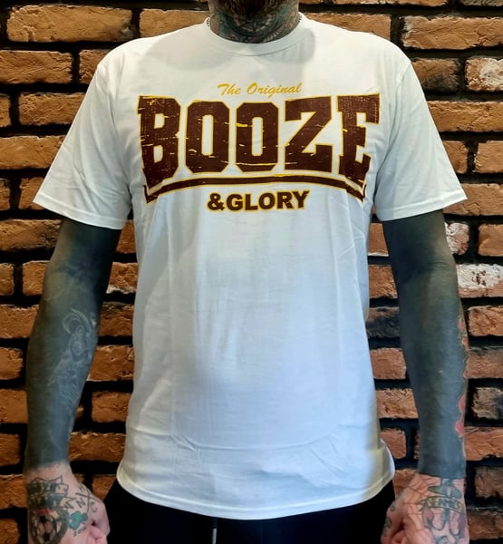 Image of Booze & Glory Classic Tshirt White 