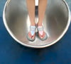 Pink Detachable Bow Flip-flops