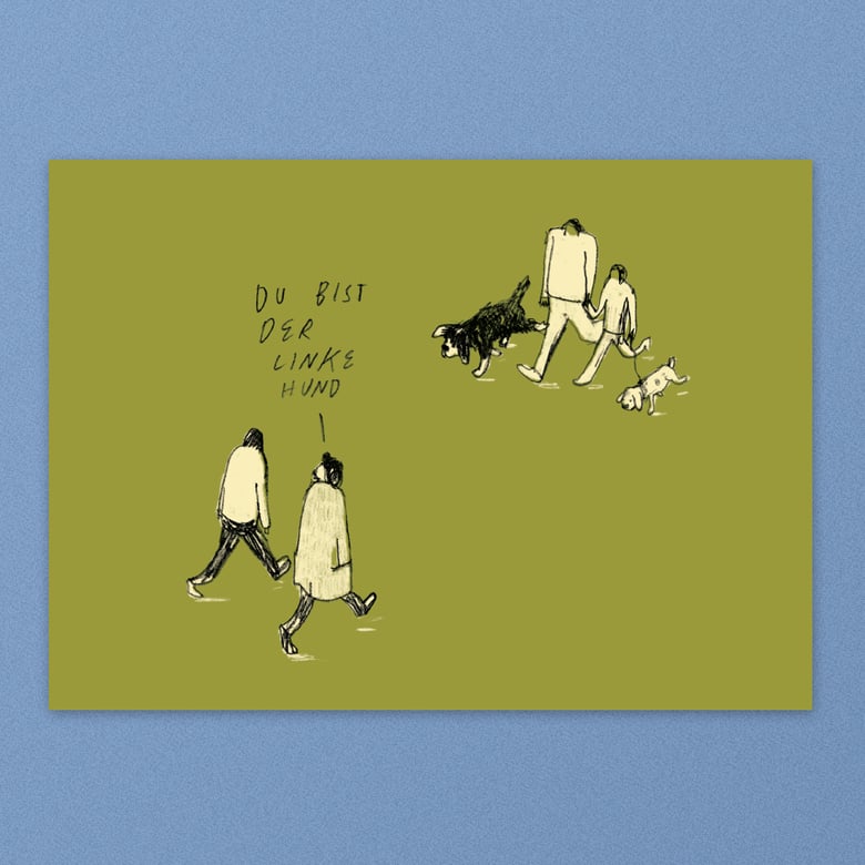 Image of Hund Postkarte