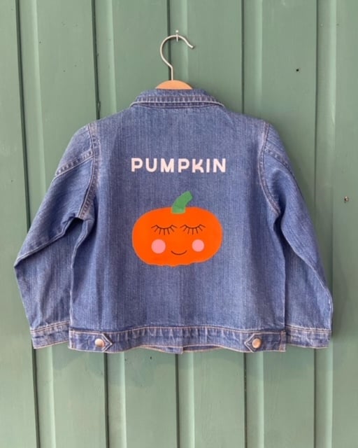 Image of Pumpkin Denim Jacket 