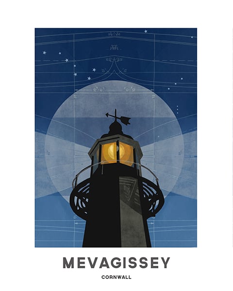 Image of Night Lighthouse