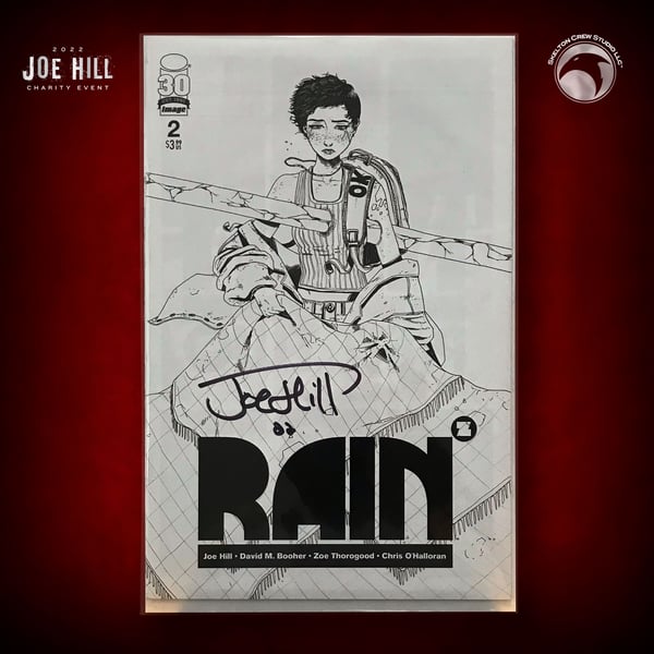 Image of JOE HILL 2022 CHARITY EVENT 6: "Rain" #2 black and white