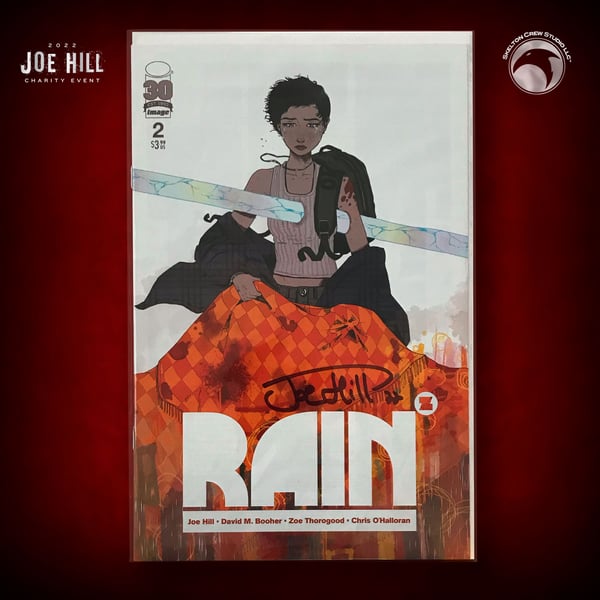 Image of JOE HILL 2022 CHARITY EVENT 7: SIGNED "Rain" #2