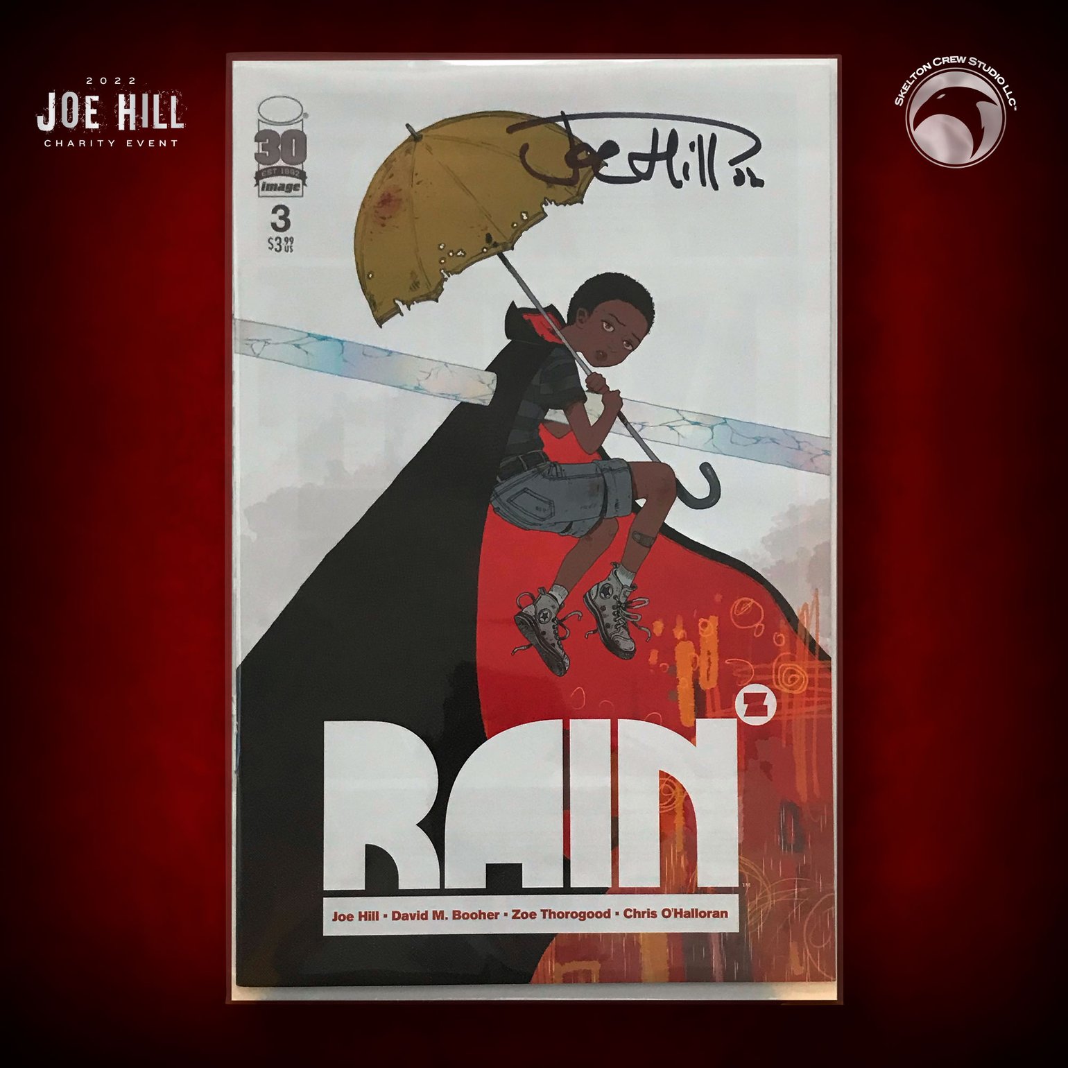 Image of JOE HILL 2022 CHARITY EVENT 8: "Rain" 3