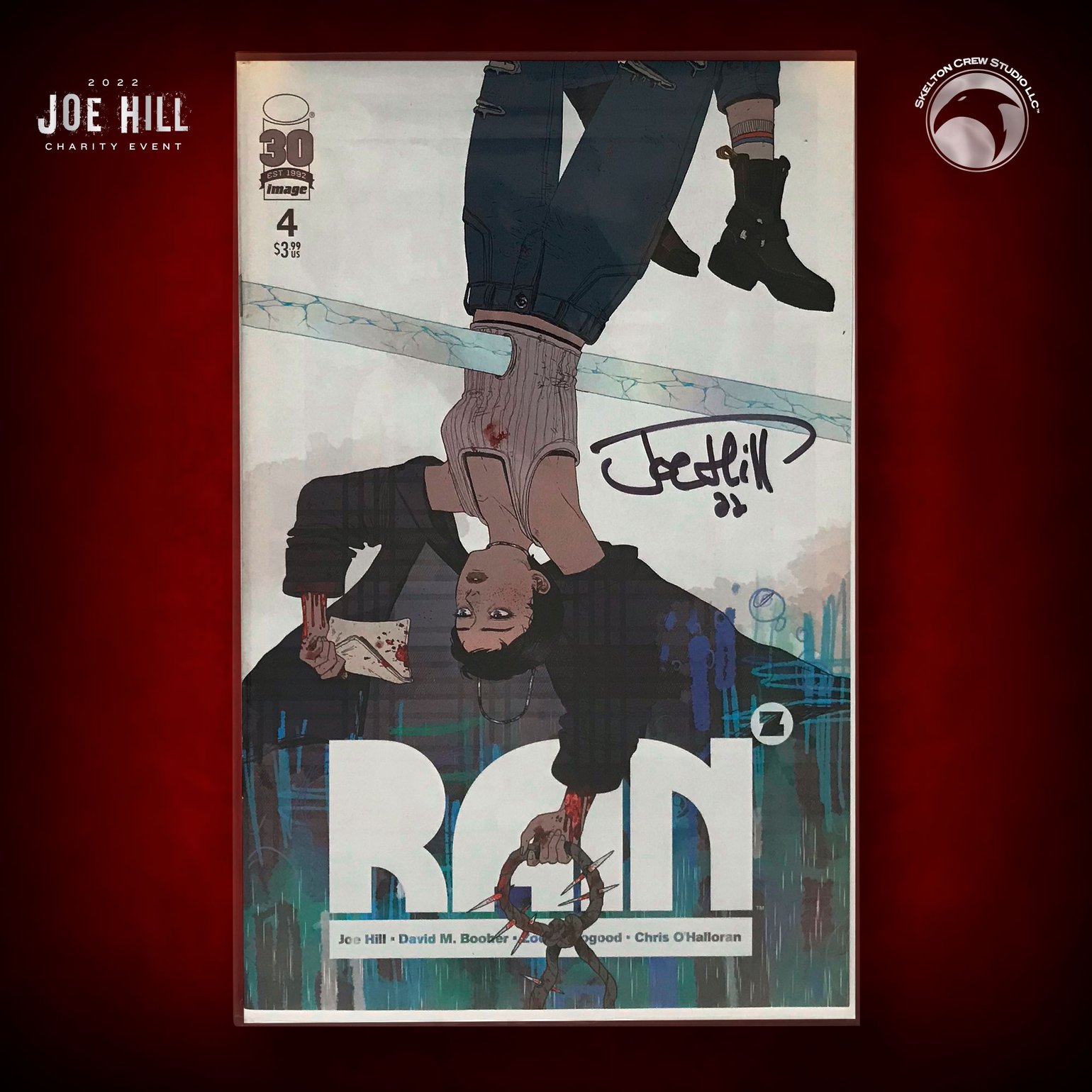 Image of JOE HILL 2022 CHARITY EVENT 9: SIGNED "Rain" #4