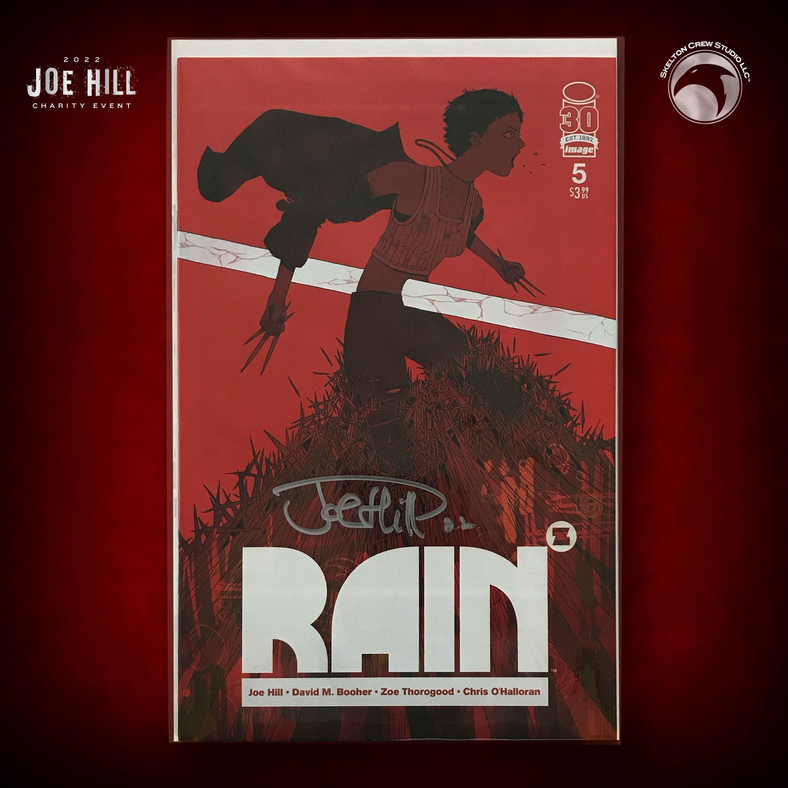 Image of JOE HILL 2022 CHARITY EVENT 10: "Rain" #5