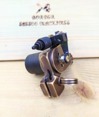Image 2 of BORDER TATTOO MACHINES BRASS PATINA SIDEWINDER/SIDESHIFTER HANDMADE