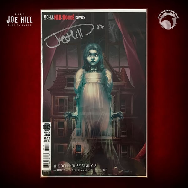 Image of JOE HILL 2022 CHARITY EVENT 26: SIGNED "The Dollhouse Family" #3 alternate cover
