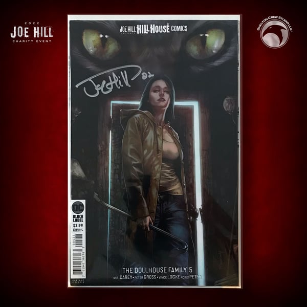 Image of JOE HILL 2022 CHARITY EVENT 28: SIGNED "The Dollhouse Family" #5 alternate cover