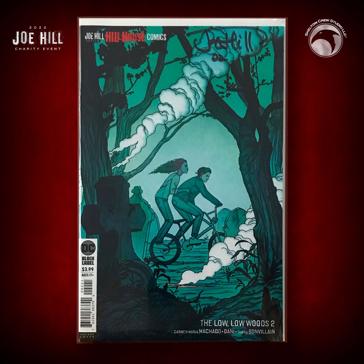 Image of JOE HILL 2022 CHARITY EVENT 36: SIGNED "The Low Low Woods" #2 alternate cover