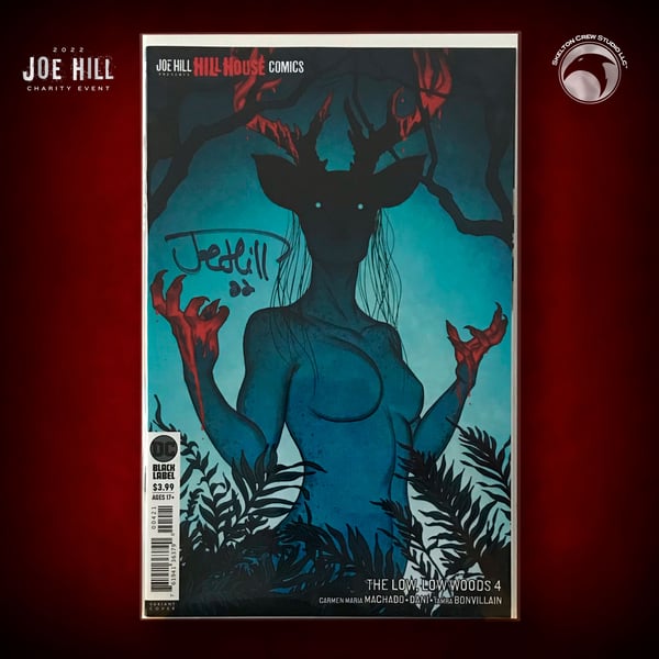 Image of JOE HILL 2022 CHARITY EVENT 38: SIGNED "The Low Low Woods" #4 alternate cover