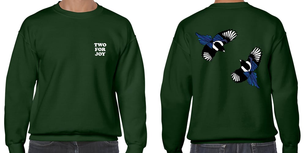 LIMITED EDITION 'TWO FOR JOY' SCREENPRINTED SWEATSHIRT