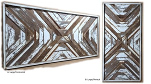 Image of Artwork Reclaimed Vintage Wood "Davies Street Collection" 