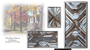 Image of Artwork Reclaimed Vintage Wood "Davies Street Collection" 