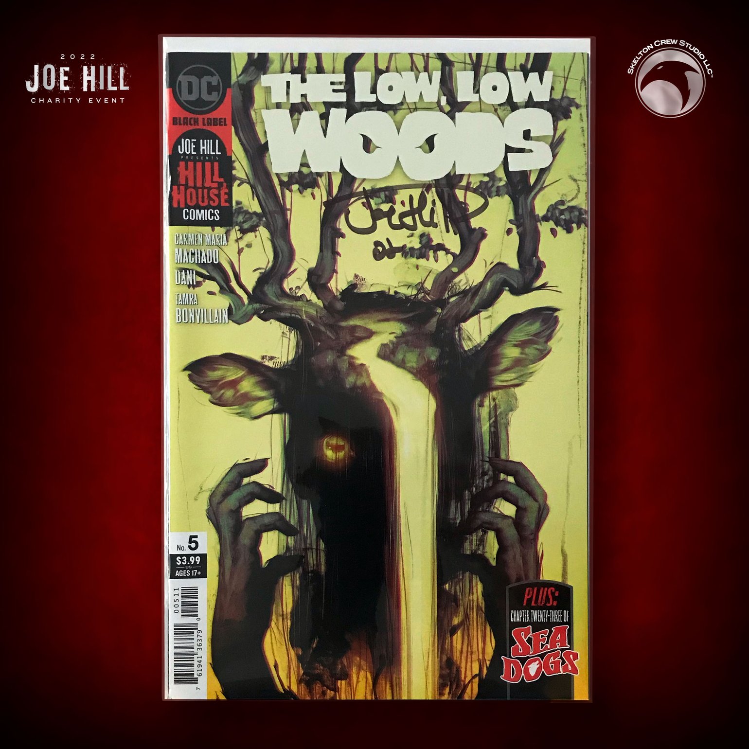 Image of JOE HILL 2022 CHARITY EVENT 44: SIGNED "The Low Low Woods" #5
