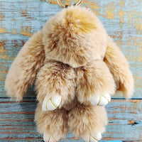 Fluffy Rabbit Keychain