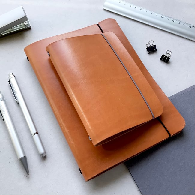 Diario de cuero / Leather journal  (A6)