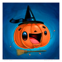 "Punkin Witch" Giclee