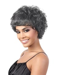 Image 1 of Linda-Motown Tress Wig Silver Gray Hair 