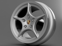 1/64 scale Porsche 996 MY 02 wheels 8mm dia