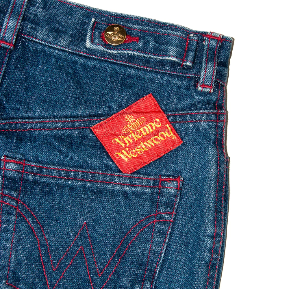 Image of Vivienne Westwood 1992 'Always on Camera' Denim Skirt