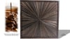 “Chocolate Decadence" Reclaimed 1980s Redwood Beveled Siding Starburst