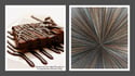 “Chocolate Decadence" Reclaimed 1980s Redwood Beveled Siding Starburst
