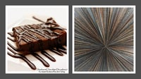Image 2 of “Chocolate Decadence" Reclaimed 1980s Redwood Beveled Siding Starburst