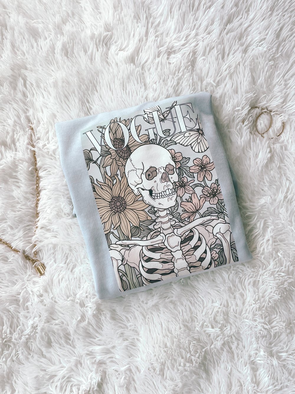 Vogue Floral Skeleton