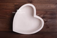 Image 1 of Wooden heart white