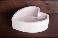 Image 2 of Wooden heart white