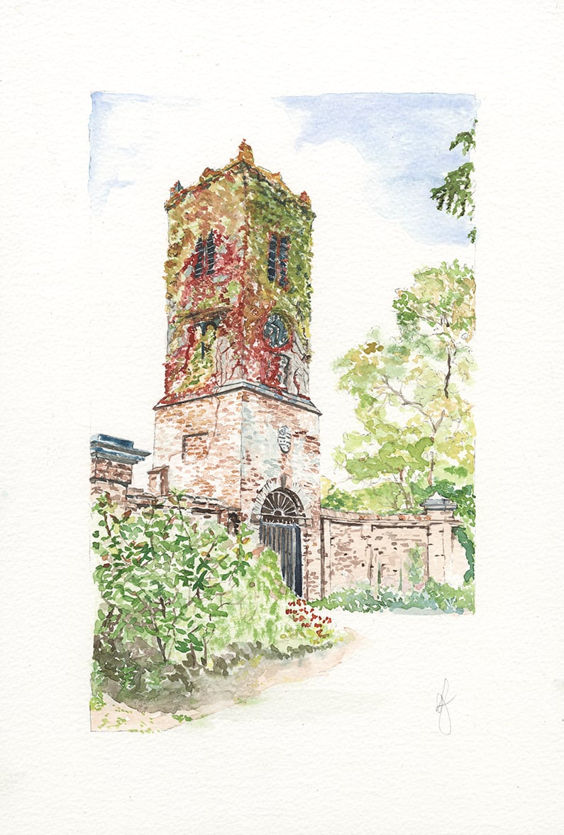 Image of "St. Annes Clocktower" - ORIGINAL & PRINTS