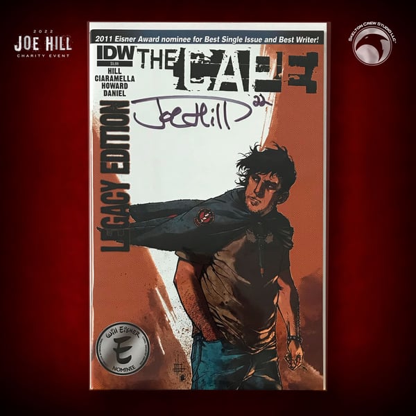 Image of JOE HILL 2022 CHARITY EVENT 49: SIGNED "The Cape" Legacy Edition
