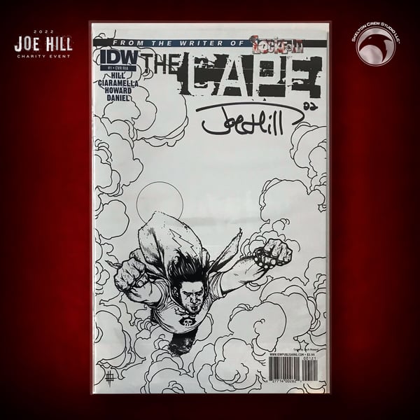 Image of JOE HILL 2022 CHARITY EVENT 51: SIGNED "The Cape" #1 CVR RIA