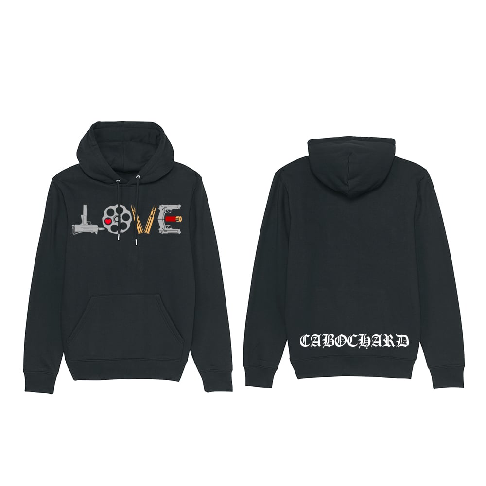 Image of SWEAT-SHIRT CAPUCHE UNISEX - QUE DU LOVE 