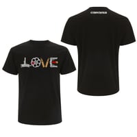 TEE-SHIRT NOIR - QUE DU LOVE
