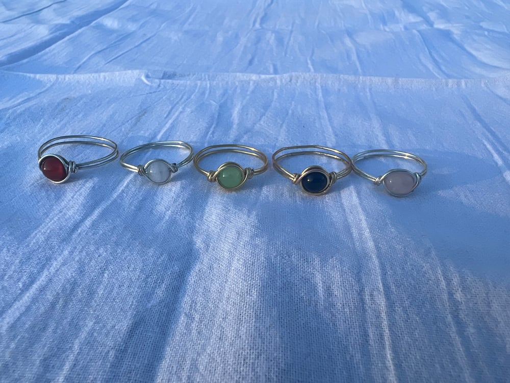 Image of Wrapped Stone Ring