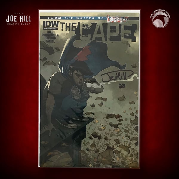 Image of JOE HILL 2022 CHARITY EVENT 55: SIGNED "The Cape" #4 CVR B