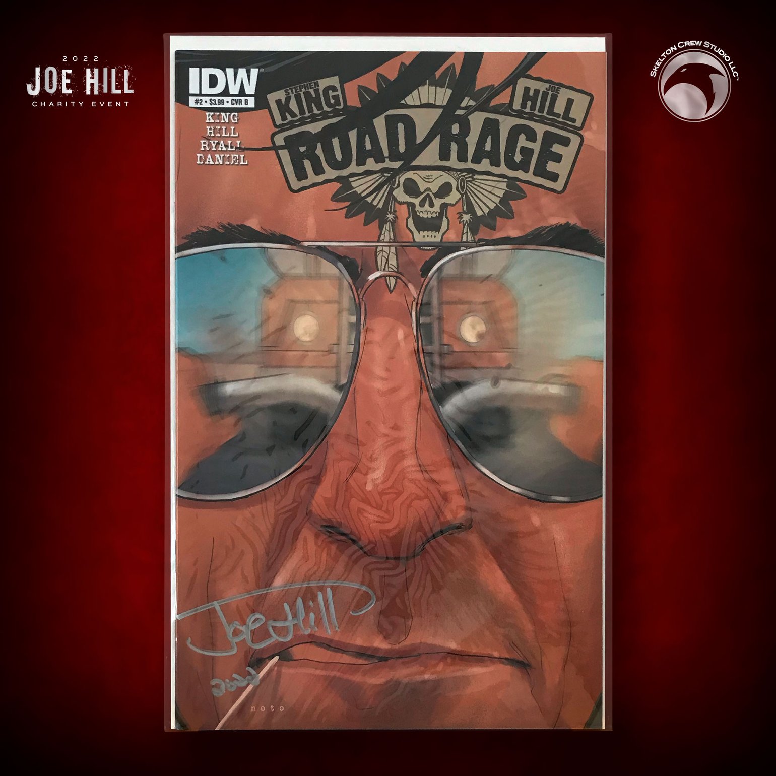 Image of JOE HILL 2022 CHARITY EVENT 63: SIGNED "Road Rage" #2 CVR B