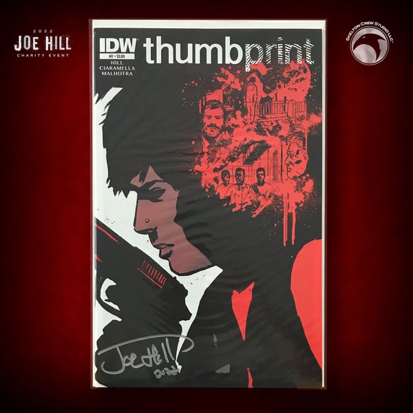 Image of JOE HILL 2022 CHARITY EVENT 67: SIGNED "Thumbprint" #2