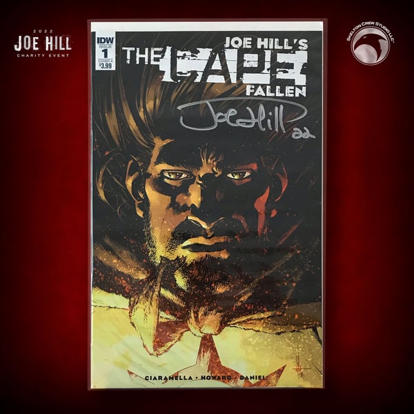 Image of JOE HILL 2022 CHARITY EVENT 69: SIGNED "The Cape Fallen" #1 Cover A
