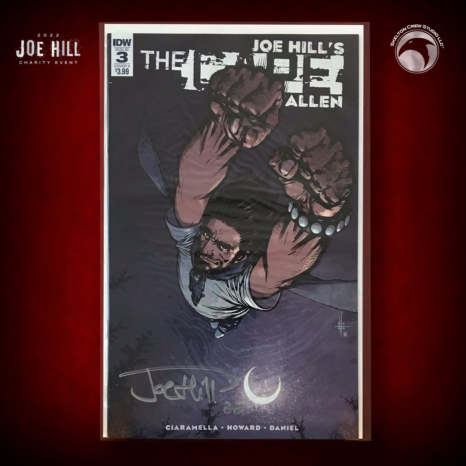 Image of JOE HILL 2022 CHARITY EVENT 72: SIGNED "The Cape Fallen" #3 Cover A