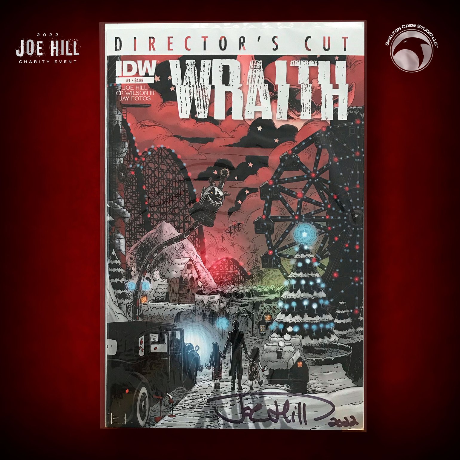 Image of JOE HILL 2022 CHARITY EVENT 79: SIGNED "The Wraith" #1 Director's Cut