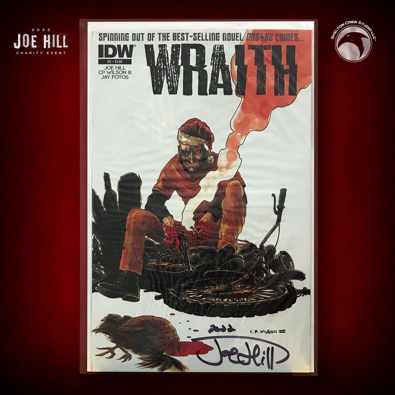Image of JOE HILL 2022 CHARITY EVENT 85: SIGNED "Wraith" #2