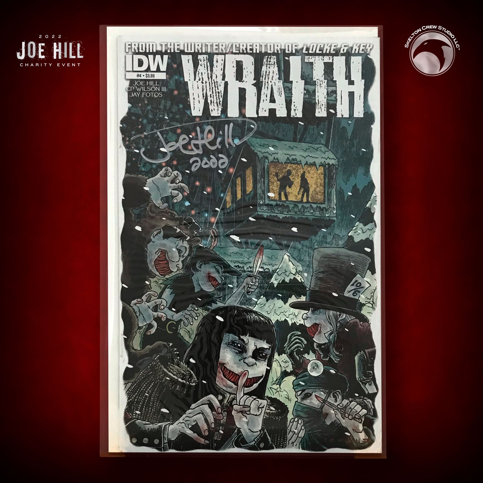 Image of JOE HILL 2022 CHARITY EVENT 88: SIGNED "Wraith" #4