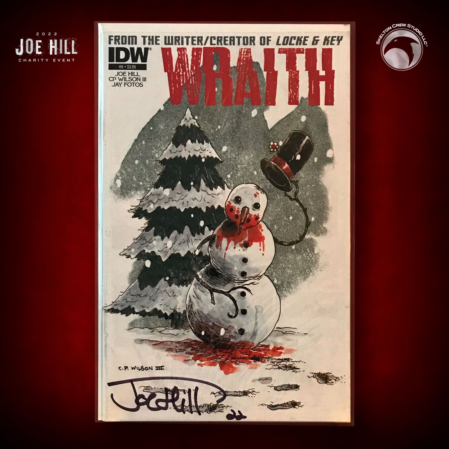 Image of JOE HILL 2022 CHARITY EVENT 93: SIGNED "Wraith" 6