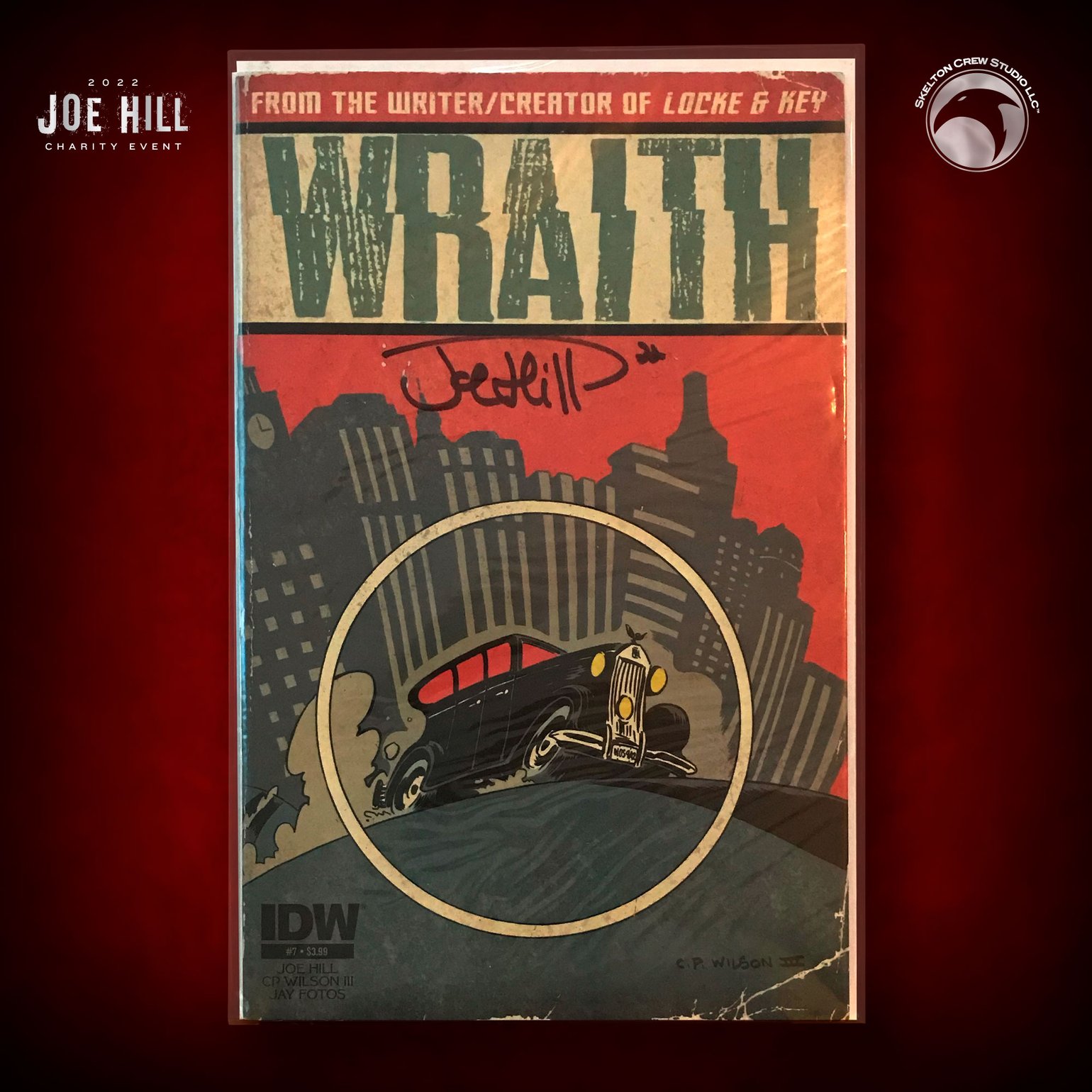 Image of JOE HILL 2022 CHARITY EVENT 95: SIGNED "Wraith" #7