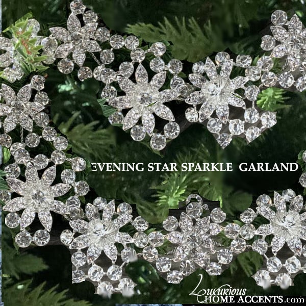Image of Evening Star Sparkling Crystal Garland