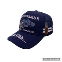 Image 1 of TRANS AUSTRALIAN LIVESTOCK -NAVY TRUCKERS CAP LIMITED EDITION