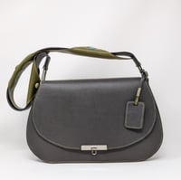 Image 1 of MOLLY - Graphite w/ Accent Shoulder Strap Wrap 